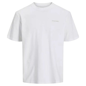 Men’s Short Sleeve T-Shirt Jack & Jones JCOPACER BACK PRINT TEE 12273297 White