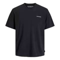 Men’s Short Sleeve T-Shirt Jack & Jones JCOPACER BACK PRINT TEE 12273297 Black
