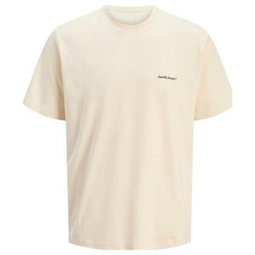 Maglia a Maniche Corte Uomo Jack & Jones JORSPLIT BACK TEE 12272996 Bianco
