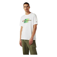Maglia a Maniche Corte Uomo Champion CHAMPION SS TEE 221219 Bianco
