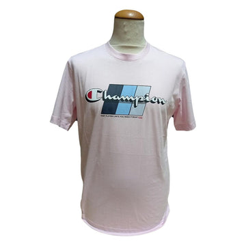 Maglia a Maniche Corte Uomo Champion CHAMPION SS TEE 221219 BSP Rosa