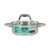 Casseruola con coperchio in vetro Quttin Caesar Acciaio ø 18 x 7 cm (6 Unità) - Augustea Shop