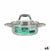 Casseruola con coperchio in vetro Quttin Caesar Acciaio ø 18 x 7 cm (6 Unità) - Augustea Shop