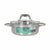 Casseruola con coperchio in vetro Quttin Caesar Acciaio ø 22 x 8 cm (6 Unità) - Augustea Shop