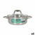 Casseruola con coperchio in vetro Quttin Caesar Acciaio ø 22 x 8 cm (6 Unità) - Augustea Shop