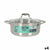 Casseruola con coperchio in vetro Quttin Caesar Acciaio Ø 28 x 11 cm (4 Unità) - Augustea Shop