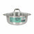 Casseruola con coperchio in vetro Quttin Caesar Acciaio ø 32 x 12,5 cm (2 Unità) - Augustea Shop