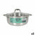 Casseruola con coperchio in vetro Quttin Caesar Acciaio ø 32 x 12,5 cm (2 Unità) - Augustea Shop
