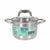 Pentola con Coperchio di Vetro Quttin Caesar Acciaio ø 16 x 11,5 cm (6 Unità) - Augustea Shop