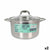 Pentola con Coperchio di Vetro Quttin Caesar Acciaio ø 26 x 15,5 cm (2 Unità) - Augustea Shop
