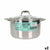 Pentola con Coperchio di Vetro Quttin Caesar Acciaio ø 30 x 17,5 cm (2 Unità) - Augustea Shop