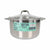Pentola con Coperchio di Vetro Quttin Caesar Acciaio ø 32 x 18,5 cm (2 Unità) - Augustea Shop