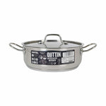 Casseruola con coperchio Quttin Hotel Acciaio ø 24 x 9 cm (4 Unità) - Augustea Shop