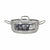 Casseruola con coperchio Quttin Hotel Acciaio ø 24 x 9 cm (4 Unità) - Augustea Shop