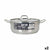 Casseruola con coperchio Quttin Hotel Acciaio Ø 28 x 11 cm (2 Unità) - Augustea Shop
