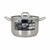 Pentola con Coperchio Quttin Hotel Acciaio ø 24 x 15 cm (2 Unità) - Augustea Shop