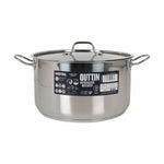 Pentola con Coperchio Quttin Hotel Acciaio ø 30 x 17 cm (2 Unità) - Augustea Shop