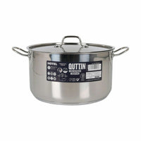 Pentola con Coperchio Quttin Hotel Acciaio ø 30 x 17 cm (2 Unità) - Augustea Shop