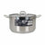 Pentola con Coperchio Quttin Hotel Acciaio ø 30 x 17 cm (2 Unità) - Augustea Shop