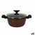 Casseruola con coperchio in vetro Quttin Sahara Alluminio Forgiato Marrone 34 x 21 x 11 cm (4 Unità) - Augustea Shop