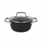 Casseruola con coperchio in vetro Quttin Spiral Alluminio Forgiato Ø 20 cm (2 Unità) - Augustea Shop