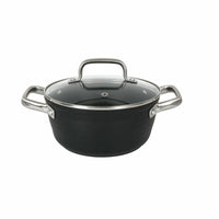 Casseruola con coperchio in vetro Quttin Spiral Alluminio Forgiato Ø 20 cm (2 Unità) - Augustea Shop