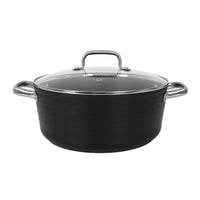 Casseruola con coperchio in vetro Quttin Spiral Ø 28 cm Alluminio Forgiato (2 Unità) - Augustea Shop