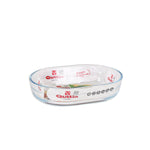Pirofila da Forno Quttin   Vetro Ovale 600 ml 17,6 x 12,7 x 4 cm (6 Unità) - Augustea Shop