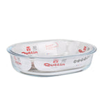 Pirofila da Forno Quttin   Vetro Ovale 1,5 L 23,7 x 18,8 cm (6 Unità) - Augustea Shop
