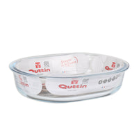 Pirofila da Forno Quttin   Vetro Ovale 1,5 L 23,7 x 18,8 cm (6 Unità) - Augustea Shop