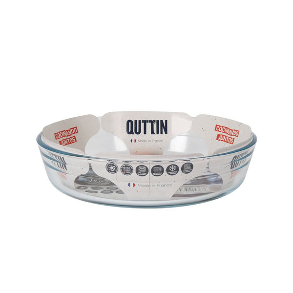 Pirofila da Forno Quttin   Vetro 1,7 L ø 23 x 5,3 cm (6 Unità) - Augustea Shop
