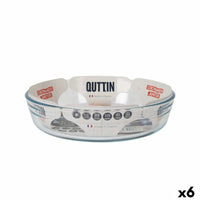 Pirofila da Forno Quttin   Vetro 1,7 L ø 23 x 5,3 cm (6 Unità) - Augustea Shop