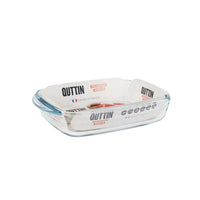 Pirofila da Forno Quttin   Vetro Rettangolare 950 ml 22,8 x 14,9 x 4,5 cm (6 Unità) - Augustea Shop