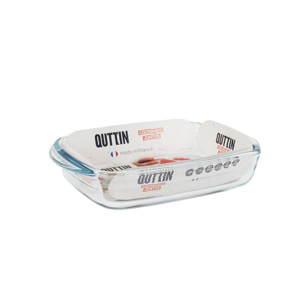 Pirofila da Forno Quttin   Vetro Rettangolare 950 ml 22,8 x 14,9 x 4,5 cm (6 Unità) - Augustea Shop