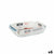 Pirofila da Forno Quttin   Vetro Rettangolare 950 ml 22,8 x 14,9 x 4,5 cm (6 Unità) - Augustea Shop
