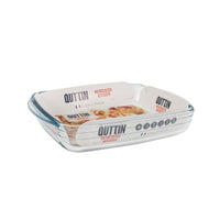 Pirofila da Forno Quttin   Vetro Rettangolare 1,9 L 28 x 19,9 x 5 cm (6 Unità) - Augustea Shop