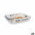 Pirofila da Forno Quttin   Vetro Rettangolare 1,9 L 28 x 19,9 x 5 cm (6 Unità) - Augustea Shop
