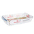 Pirofila da Forno Quttin   Trasparente Vetro Rettangolare 4,2 L 38,8 x 23,9 x 6,6 cm (6 Unità) - Augustea Shop