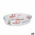 Pirofila da Forno Quttin   Vetro Ovale 1,8 L 26,2 x 17,8 x 6,1 cm (6 Unità) - Augustea Shop