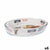 Pirofila da Forno Quttin   Trasparente Vetro Ovale 3,4 L 35,1 x 24,1 x 6,5 cm (6 Unità) - Augustea Shop
