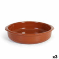 Teglia Azofra Argilla cotta 33 x 31,5 x 7,5 cm (3 Unità)