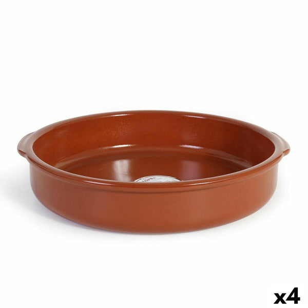 Teglia Azofra Argilla cotta 38,5 x 36 x 7,5 cm (4 Unità) - Augustea Shop