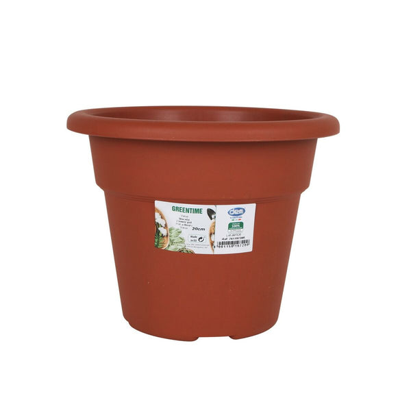 Vaso Dem Greentime Rotonda Marrone ø 20 x 15,75 cm (12 Unità) - Augustea Shop