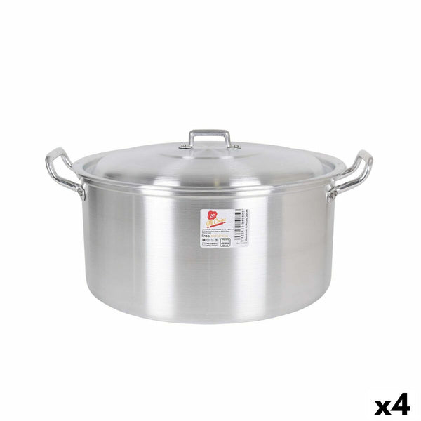Casseruola con coperchio Alluminio 38,5 x 33 x 18,5 cm (4 Unità) - Augustea Shop