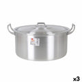 Casseruola con coperchio Alluminio 41 x 33 x 19 cm (3 Unità)