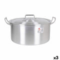 Casseruola con coperchio Alluminio 43 x 36 x 16 cm (3 Unità)