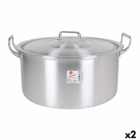 Casseruola con coperchio Alluminio 44 x 39 x 21 cm (2 Unità) - Augustea Shop