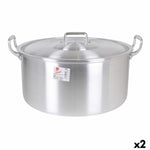 Casseruola con coperchio Alluminio 45 x 39 x 22 cm (2 Unità) - Augustea Shop
