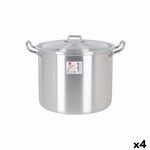 Pentola con Coperchio Alluminio 33 x 28 x 24 cm (4 Unità) - Augustea Shop
