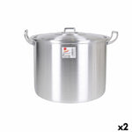 Pentola con Coperchio Alluminio 41 x 33 x 29 cm (2 Unità) - Augustea Shop